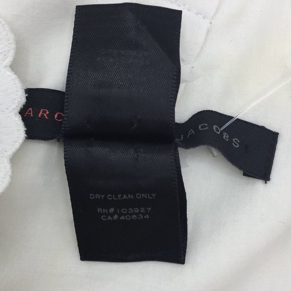 Marc Jacobs White Eyelet Sundress Adjustable/Removeable Straps Size 6 - Picture 12 of 16